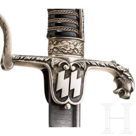 Karl Fiehler (1895 - 1969) - SS-Löwenkopfsäbel in Prunkausführung, Geschenk der "alten Kämpfer des Stoßtrupps Hitler" zu seiner Ernennung zum SS-Ehrenführer am 27. Januar 1934 - photo 18