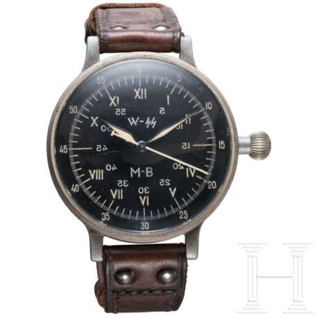 Beobachtungsuhr "B-Uhr" für Messbatterien (M-B) der Waffen-SS, A. Lange & Söhne, Glashütte - Foto 1