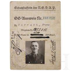 SS-Ausweis eines Angehörigen im 1/54 SS-Standarte