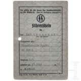 SS-Führerschein eines flämischen Freiwilligen - photo 1