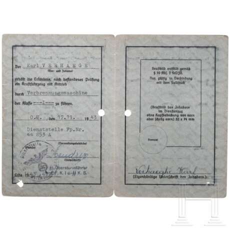 SS-Führerschein eines flämischen Freiwilligen - photo 2