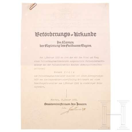 Nachlass des SS-Untersturmführers Richard Erdle, persönlicher Leibwächter Adolf Hitlers - photo 3