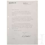Heinrich Himmler - Schreiben mit eigenhändiger Tintenunterschrift an Joachim von Ribbentrop - photo 1