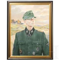 Portraitgemälde des SS-Brigadeführers Otto Kumm