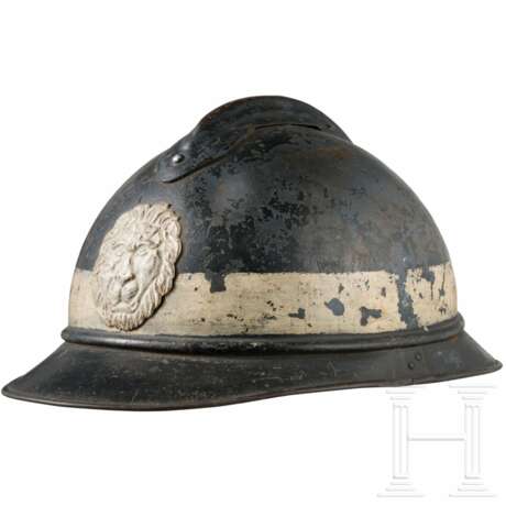 Stahlhelm "Adrian" M 15 der belgischen Polizei - photo 1