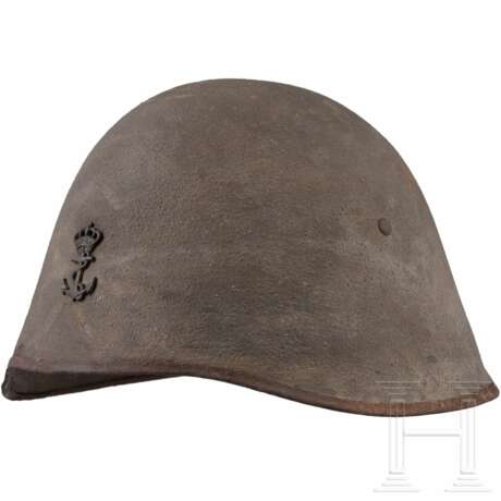 Stahlhelm M23 mit Marineemblem - photo 1