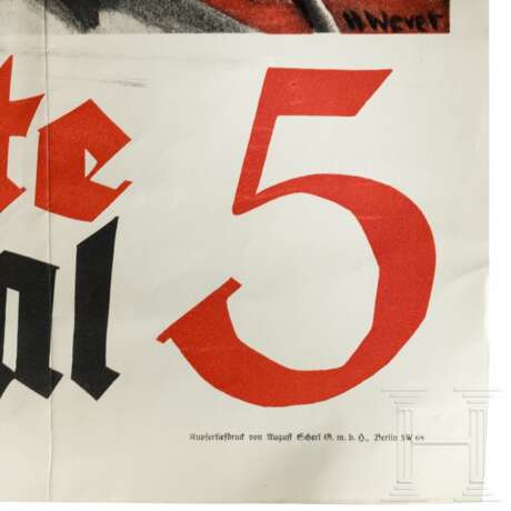 Wahlplakat "Wählt Liste 5 - Deutschnational" - photo 2