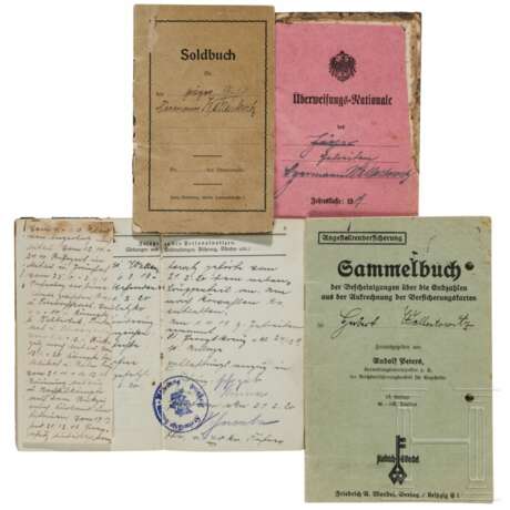 Dokumente eines Angehörigen der Sturmabteilung Rossbach - Foto 1