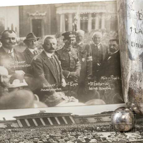 Silberner Ehrenbecher des 1. Landesschießens der Einwohnerwehr Bayerns und vier Fotos, 25. - 30.9.1920 - photo 7