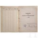 Martin Bormann - eigenhändige Unterschrift auf dem Verleihungsantrag zum Luftschutz-Ehrenzeichen 1. Klasse - photo 2