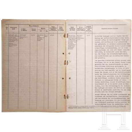 Martin Bormann - eigenhändige Unterschrift auf dem Verleihungsantrag zum Luftschutz-Ehrenzeichen 1. Klasse - photo 3