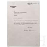 August Eigruber - Schreiben mit Tintenunterschrift Martin Mutschmanns - photo 1