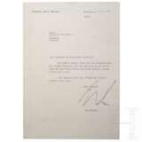 August Eigruber - Schreiben mit Tintenunterschrift Martin Bormanns - photo 1