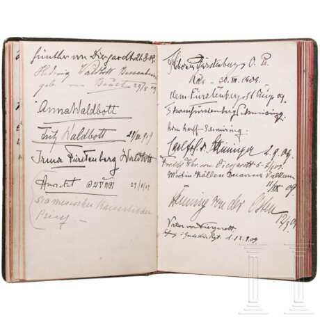 Paul von Eltz-Rübenach (1875 - 1943) - Gästebuch des Schlosses Wahn bei Köln aus den Jahren 1903 bis 1931 mit Unterschriften u.a. von Adolf Hitler, Heinrich Hoffmann, Rudolf Hess und Arno Breker - photo 9