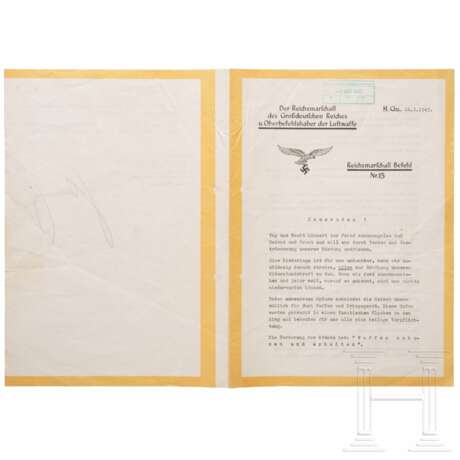 Hermann Göring - "Reichsmarschall Befehl Nr. 15" vom 16.3.1945 - photo 3