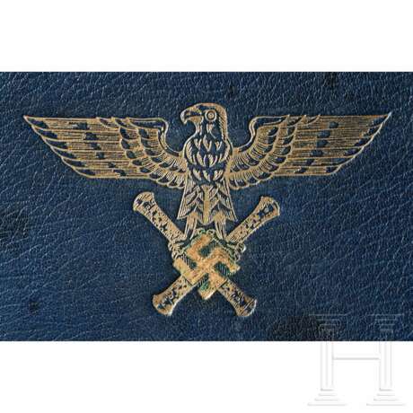 A Folder for Pilot Observer Badge in Diamonds of Hermann Göring - photo 4