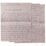 Hermann Göring - sechsseitiger Liebesbrief an Carin voller Ungeduld und Selbstmitleid, datiert "5. Januar 1921 Abend" - Foto 1