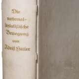 Adolf Hitler - in Pergament gebundene Erstausgabe "Mein Kampf", Band 2, Nummer "5", mit eigenhändiger Widmung an Emil Maurice 1927 - Foto 3