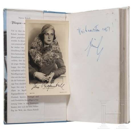 Autographen von Leni Riefenstahl und Hanna Reitsch - photo 1
