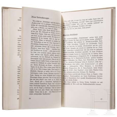 Alfred Rosenberg - signierte Ausgabe von "Der Mythus des 20. Jahrhunderts" und zwei weitere seiner Bücher - photo 3