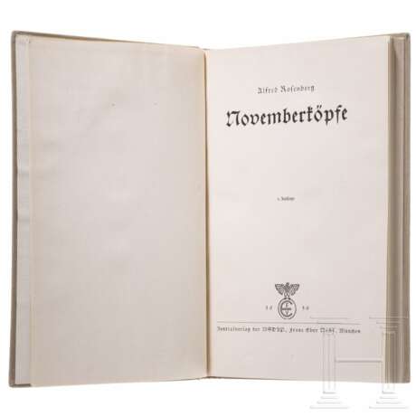 Alfred Rosenberg - signierte Ausgabe von "Der Mythus des 20. Jahrhunderts" und zwei weitere seiner Bücher - photo 10