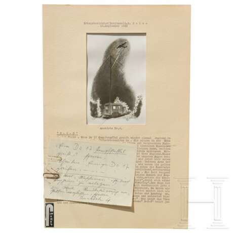 Kriegsberichter E.G. Heise - Gruppe an Zeichnungen und Karikaturen, 1940/41 - photo 10