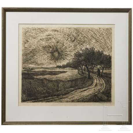 Hugo Peschel - vier Radierungen - photo 12