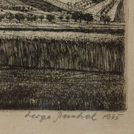 Hugo Peschel - vier Radierungen - photo 14