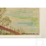 Erich Stürzenacker (1900 - ?) - Aquarell "Autobahnbrücke über einen Fluss", 1940 - photo 2