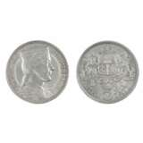 Pi&egrave;ce d`argent 5 LATI. 1929 Lettonie. Argent 20th century - photo 1