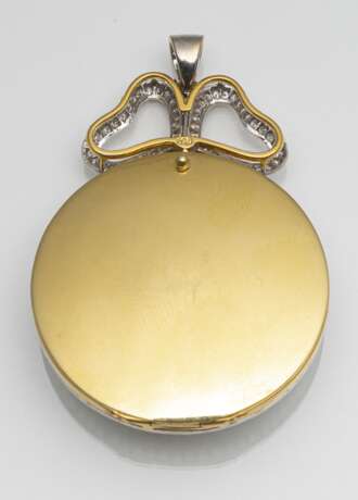 Medaillon Anhänger mit Brillanten - photo 2