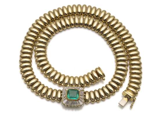 Smaragd - Diamant Collier - photo 1