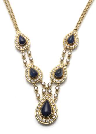 Brillant Saphir Collier - photo 1