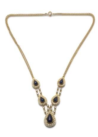 Brillant Saphir Collier - photo 2