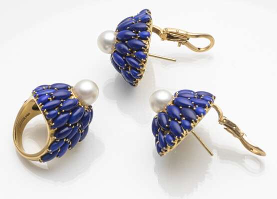 Schmuckgarnitur mit Lapis Lazuli - фото 3