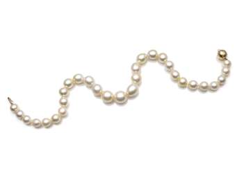 Südseeeperlen-Kette mit Diamant-Schliesse
