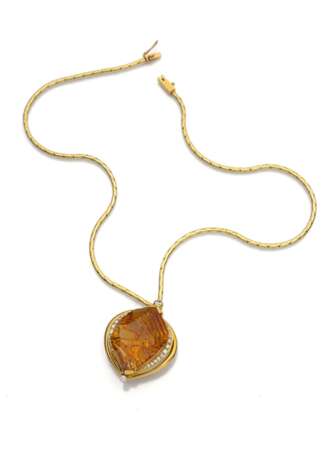 Collier mit Citrin „Munsteiner“ - photo 1