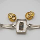 Paar Vintage Ohrclips und Armband - Foto 3