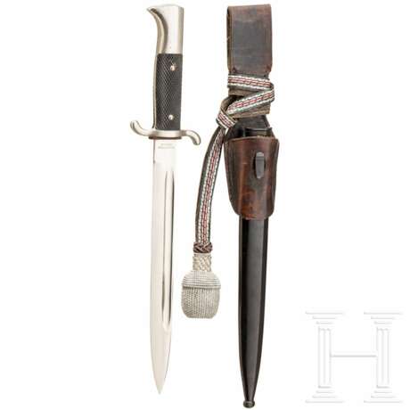 Seitengewehr KS98 mit Koppelschuh und Portepee, Feuerwehr, Hermann Schellhorn - photo 1