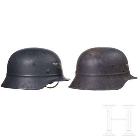 Zwei Stahlhelme, Reichsluftschutzbund - photo 2