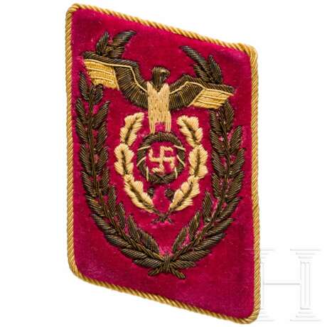 Einzelner Kragenspiegel für einen Reichsleiter der NSDAP - Foto 1