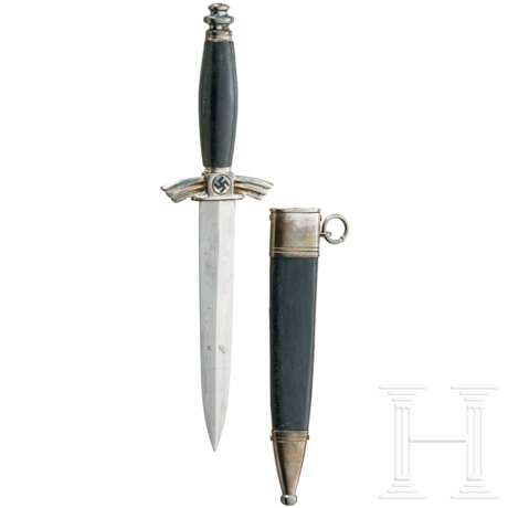DLV-Dienstdolch M 34, sog. "Fliegermesser", in früher schwerer Ausführung gefertigt von Paul Weyersberg, Solingen - Foto 1