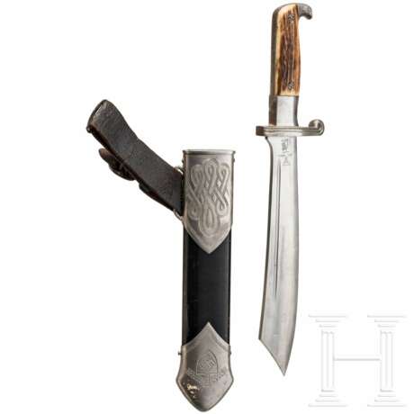 RAD-Hauer M 34 für Mannschaften/Unterführer, mit Ledergehänge, Hersteller Eickhorn - photo 2