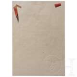 Konstantin Hierl - eigenhändige Unterschrift auf einer Bestallung - photo 2
