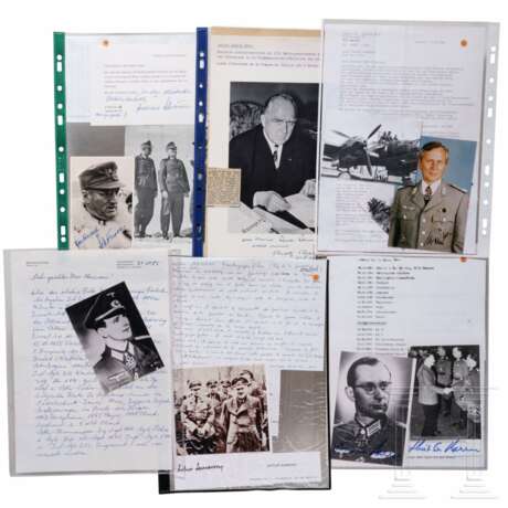 Kleines Konvolut Autographen und Bücher - photo 1