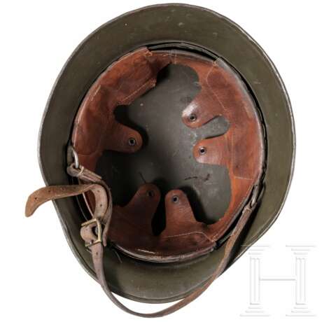Stahlhelm M 38, Ungarn, mit finnischer Lackierung - photo 4