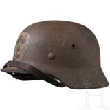 Wehrmacht-Stahlhelm M40, verwendet von den finnischen Streitkräften ("Kevyt Osasto") - photo 1