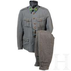 Uniformjacke M 36 für Oberfeldwebel der Infanterie und eine Hose