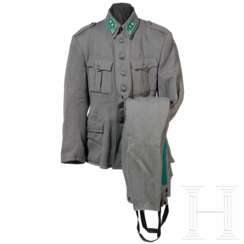 Uniformjacke M 36 und Hose für einen Oberleutnant der Infanterie