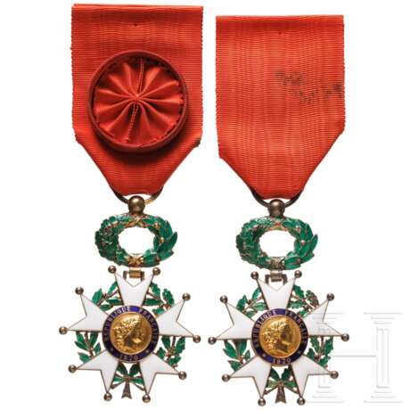 Zwei Kreuze des Ordens der Ehrenlegion, 3. Republik - photo 1